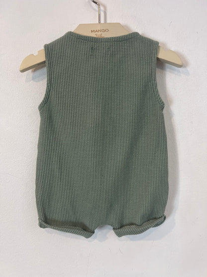 KIABI. Conjunto ranita y gorro T.3 meses