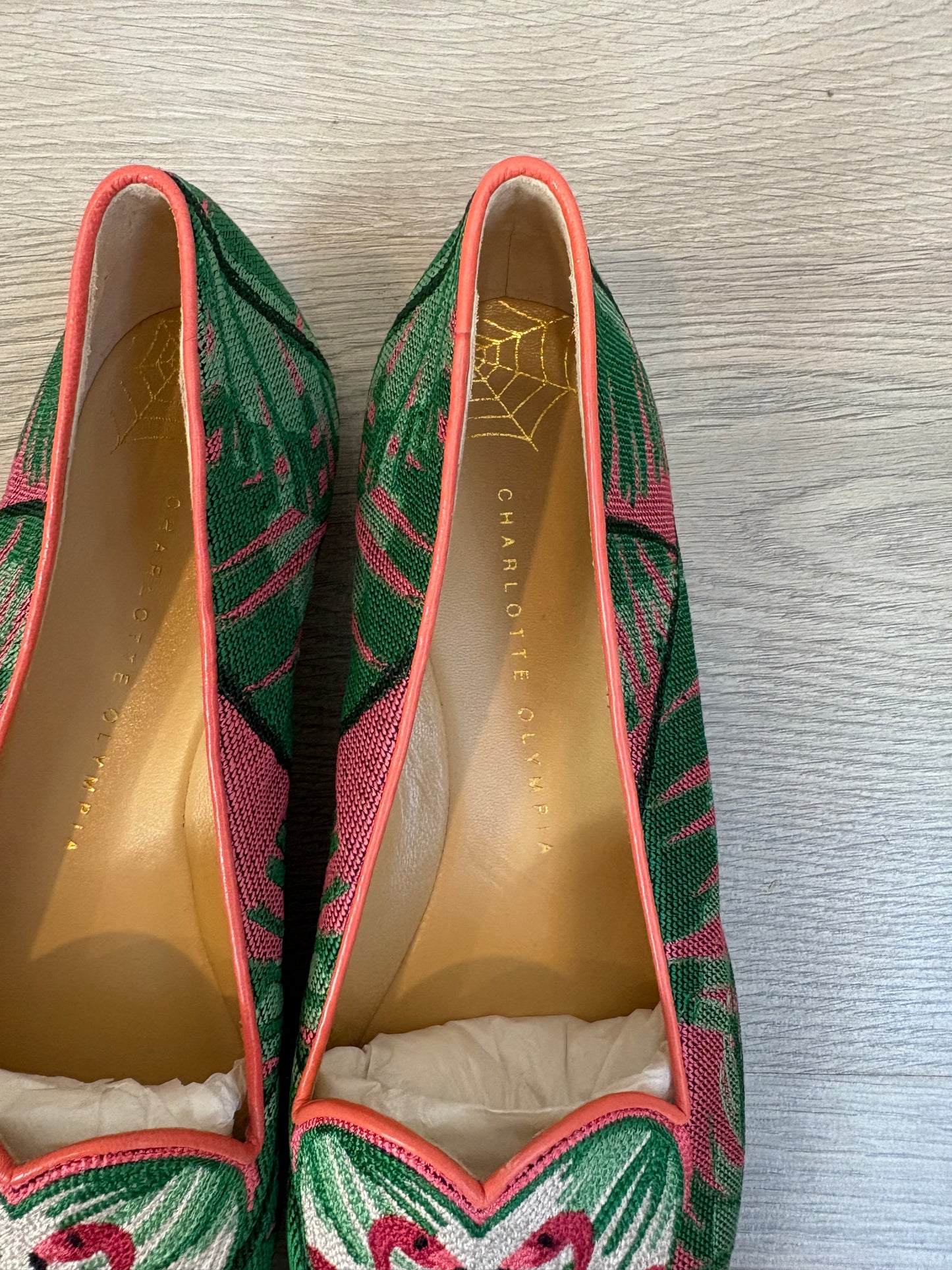 CHARLOTTE OLYMPIA. Zapato smoking siippers flamencos