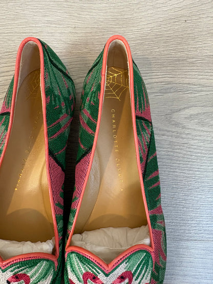 CHARLOTTE OLYMPIA. Zapato smoking siippers flamencos