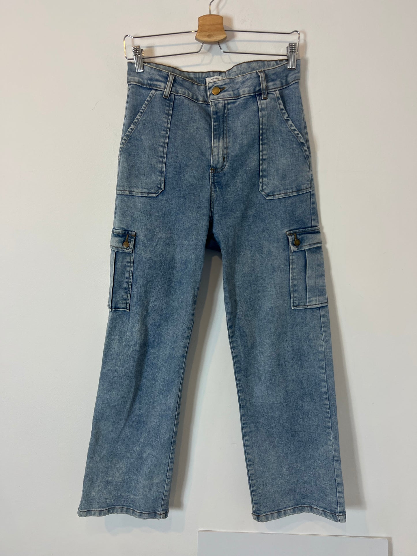 RENATTA&GO. Denim recto cargo. T 38