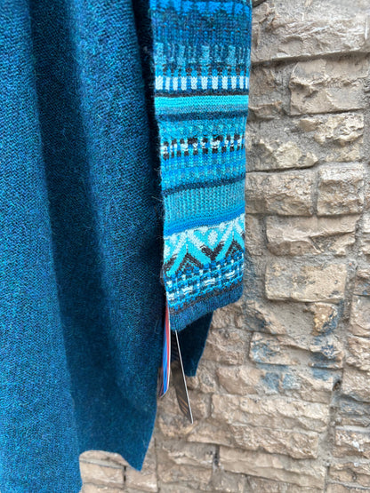MILLMAS. Jersey baby alpaca azules
