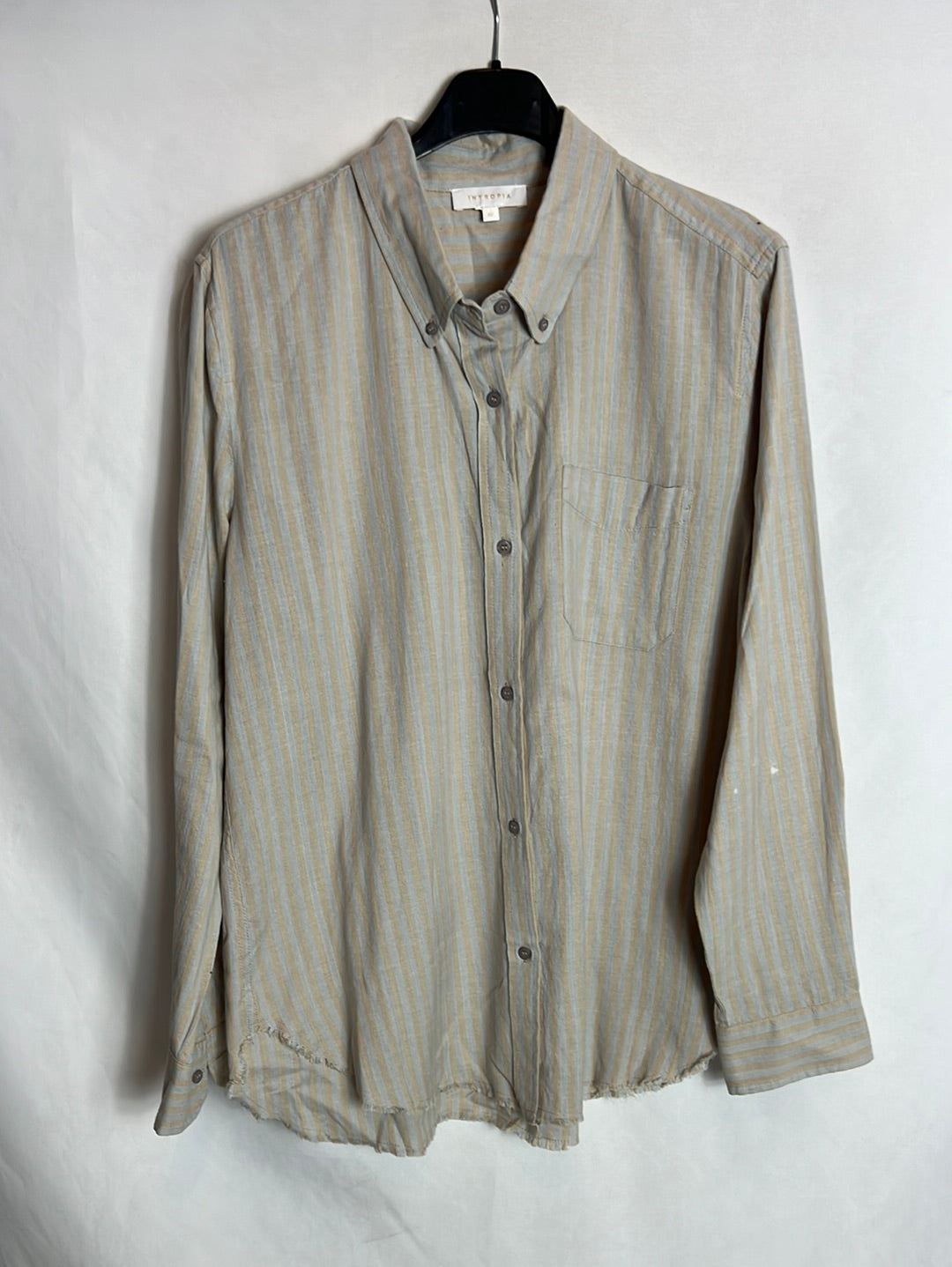 INTROPIA. Striped cotton blouse. Size 42 (M/L)