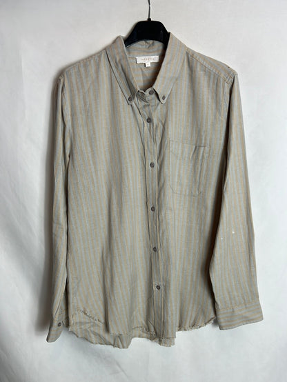 INTROPIA. Striped cotton blouse. Size 42 (M/L)