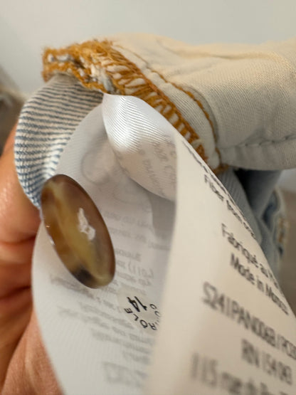 SÉZANE. Denim claro pinzas