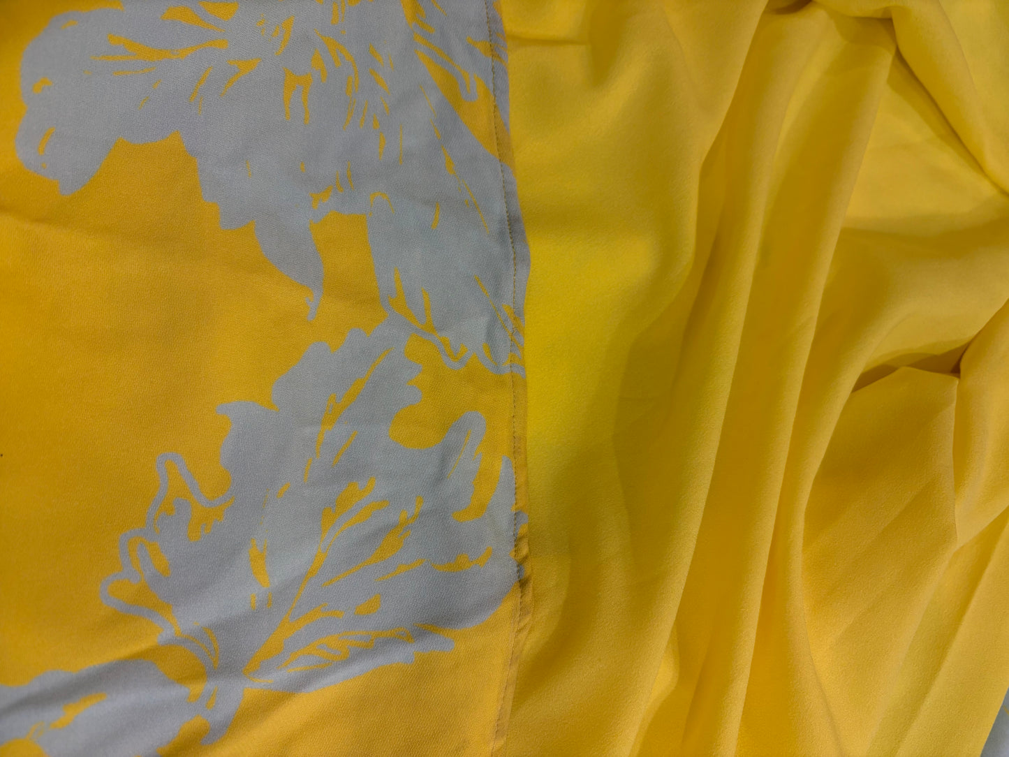 DOLORES PROMESAS. Vestido amarillo flores T.38