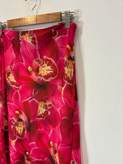 PEPPERMAYO. Falda larga estampado flores. T XS/S