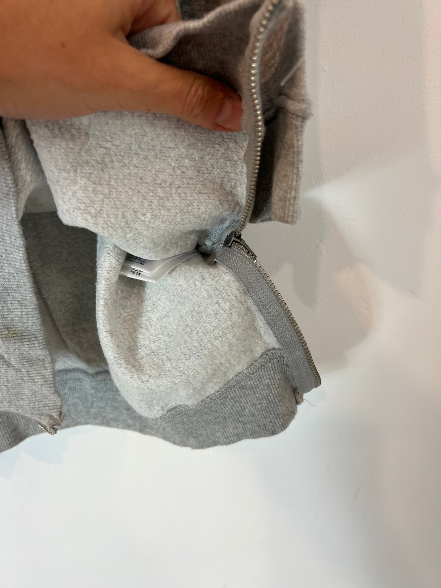 ZADIG&VOLTIRE. Vestido/sudadera larga gris letras. T 8 años