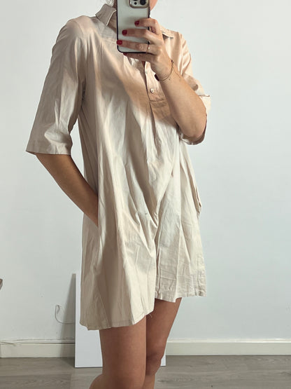 OTHERS. Short beige dress. TM