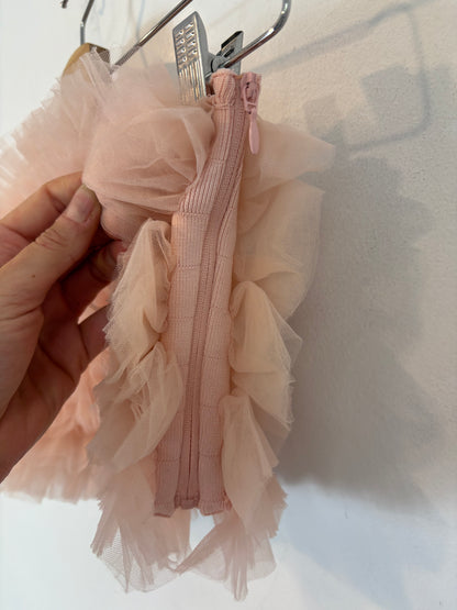 ZARA. Top rosa tull T.s