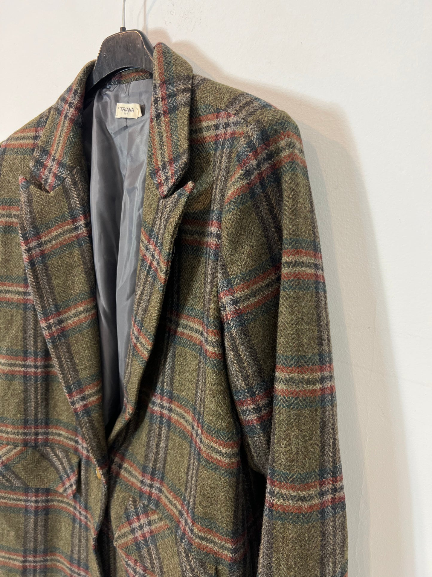 TRIANA BY C. Blazer lana cuadros. T L