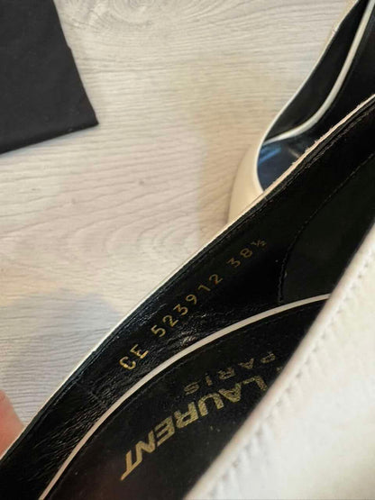 SAINT LAURENT. Tacones seda modelo Tower . T 38,5