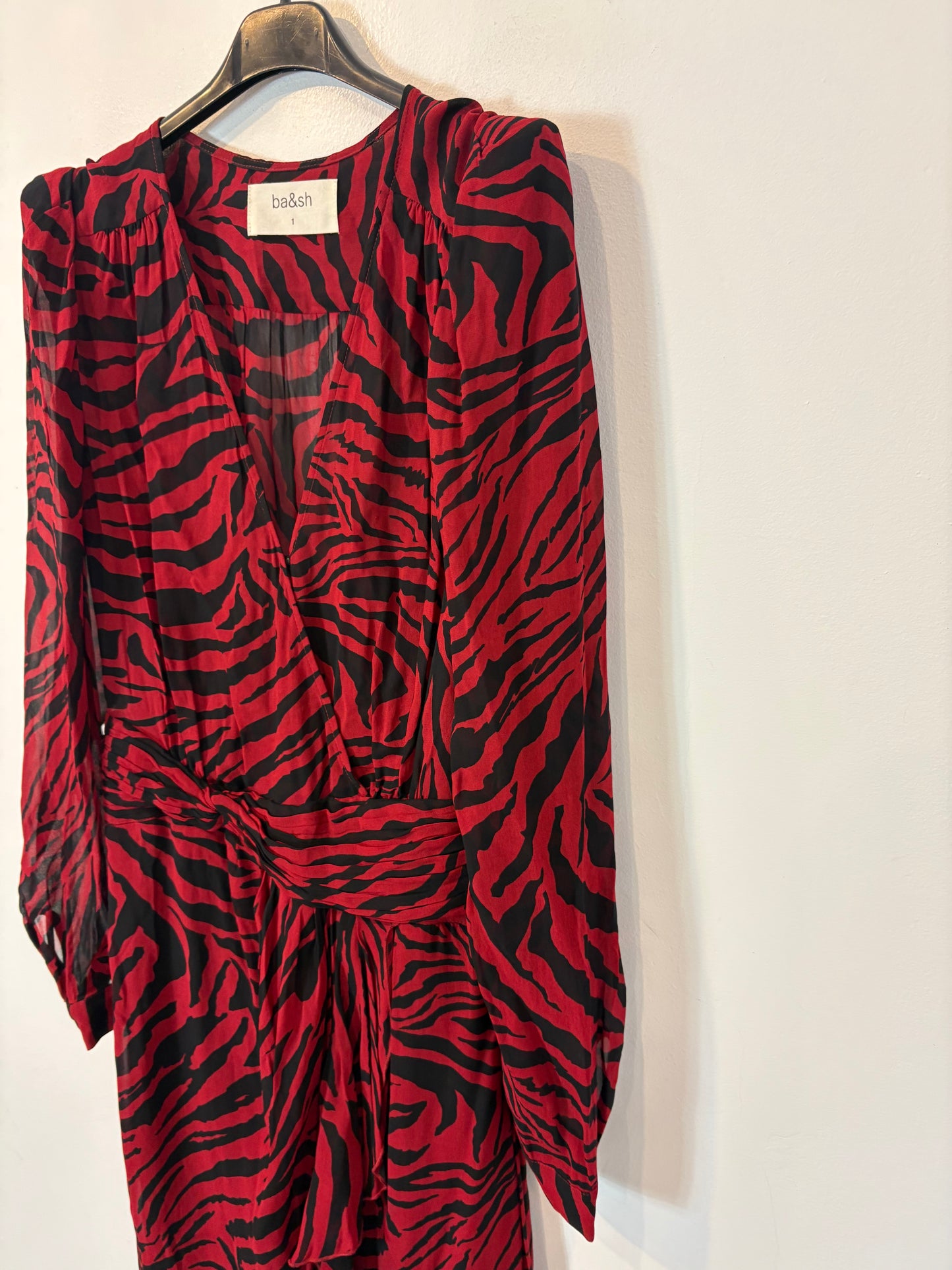 BA&SH. Vestido bicolor fluido