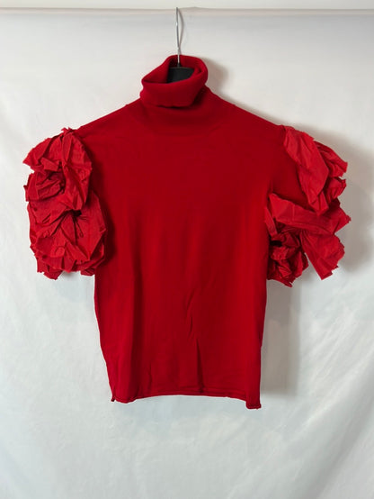 P.A.R.O.S.H. jersey rojo volantes T.s