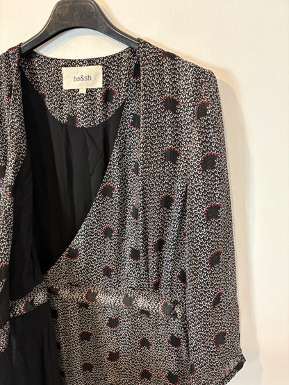 BA&SH. Vestido asimétrico cruzado