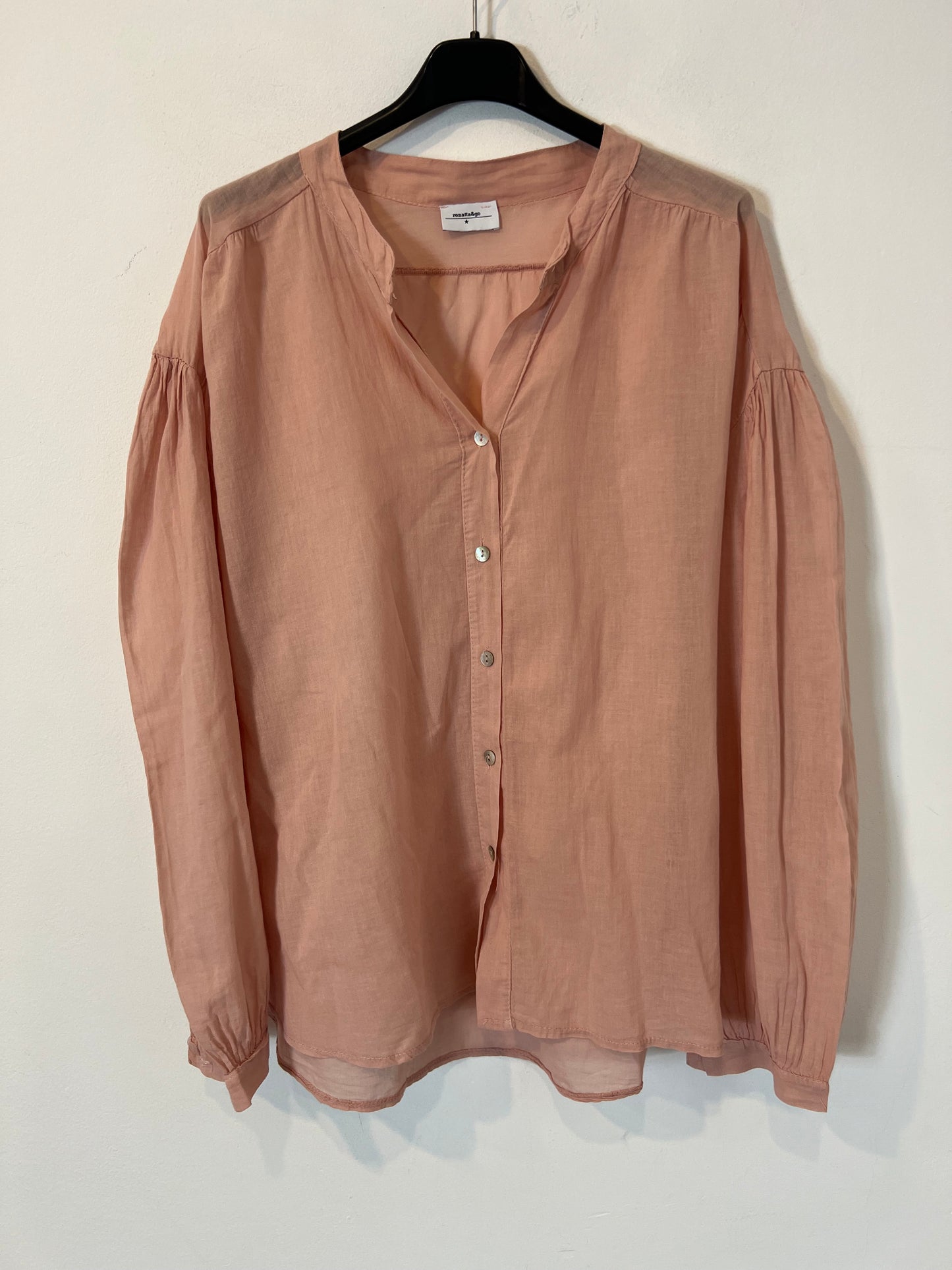 RENATTA&amp;GO. Pale pink cotton blouse. TM