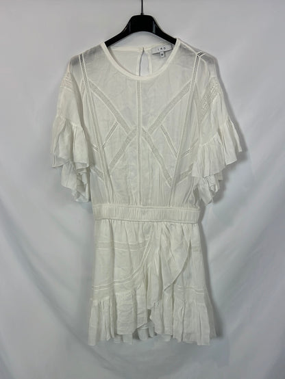 IRO. White dress with details, size 38