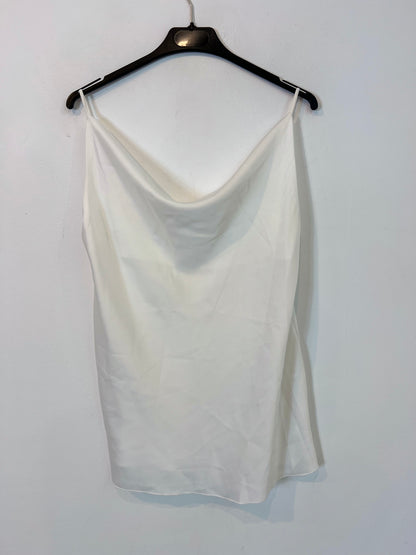 MULAYA. Top blanco lencero  TU(s/m)