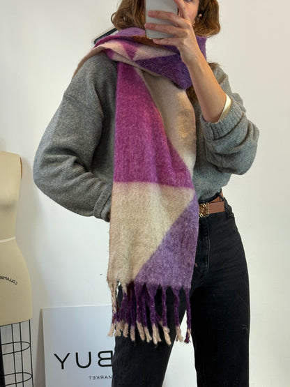 TINTORETTO. Bufanda tonos malva