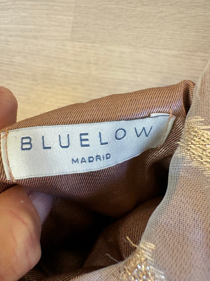 BLUELOW. Bolso japonés rayas doradas