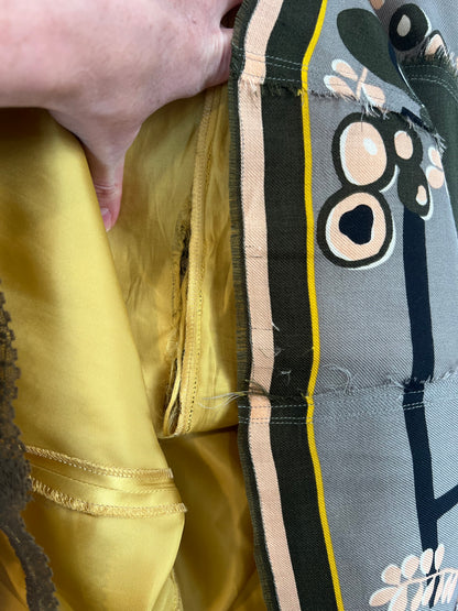 PAUL SMITH. Falda estampado con lana. T 40 (S)