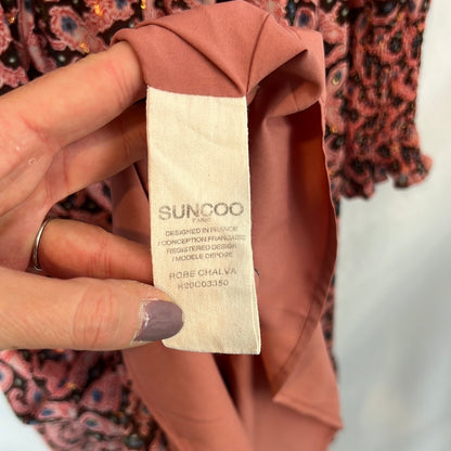 SUNCOO. Vestido midi estampado T.2(m)