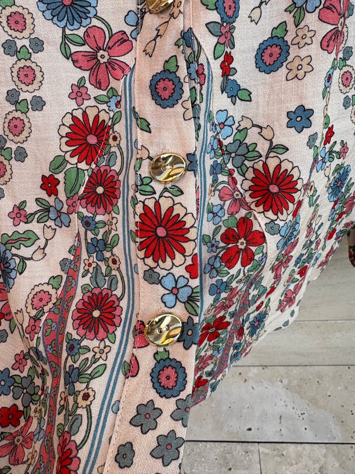 JOSEPHINE. Blusa fluida estampada