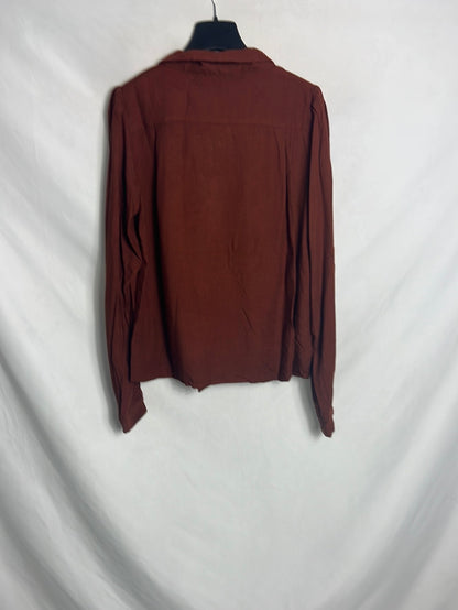 ZARA. Double-breasted flowing blazer. TM