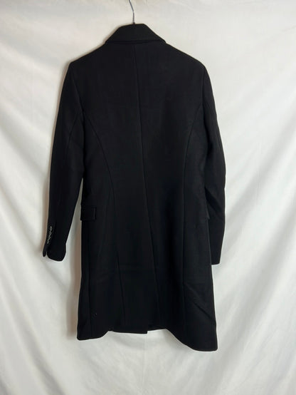 ZARA. Abrigo lana doble botonadura. T M