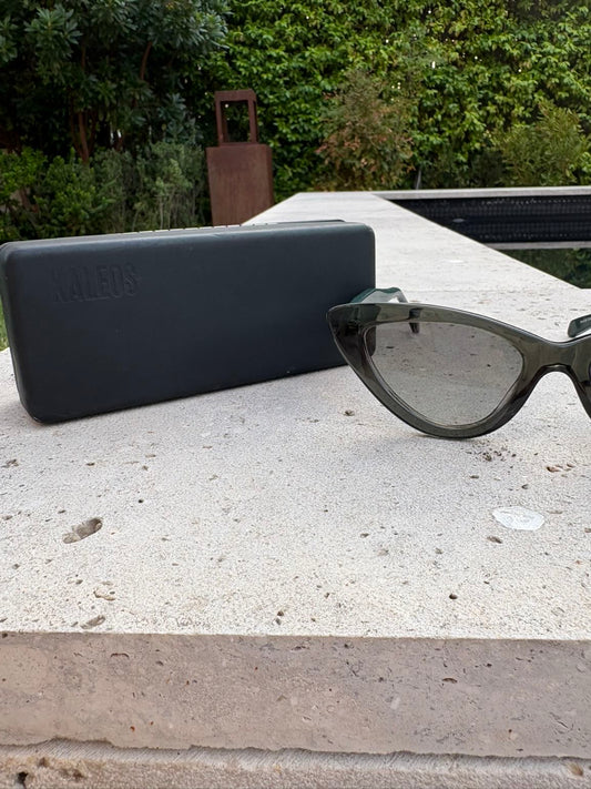 KALEOS. Gafas de sol ojos de gato verdes
