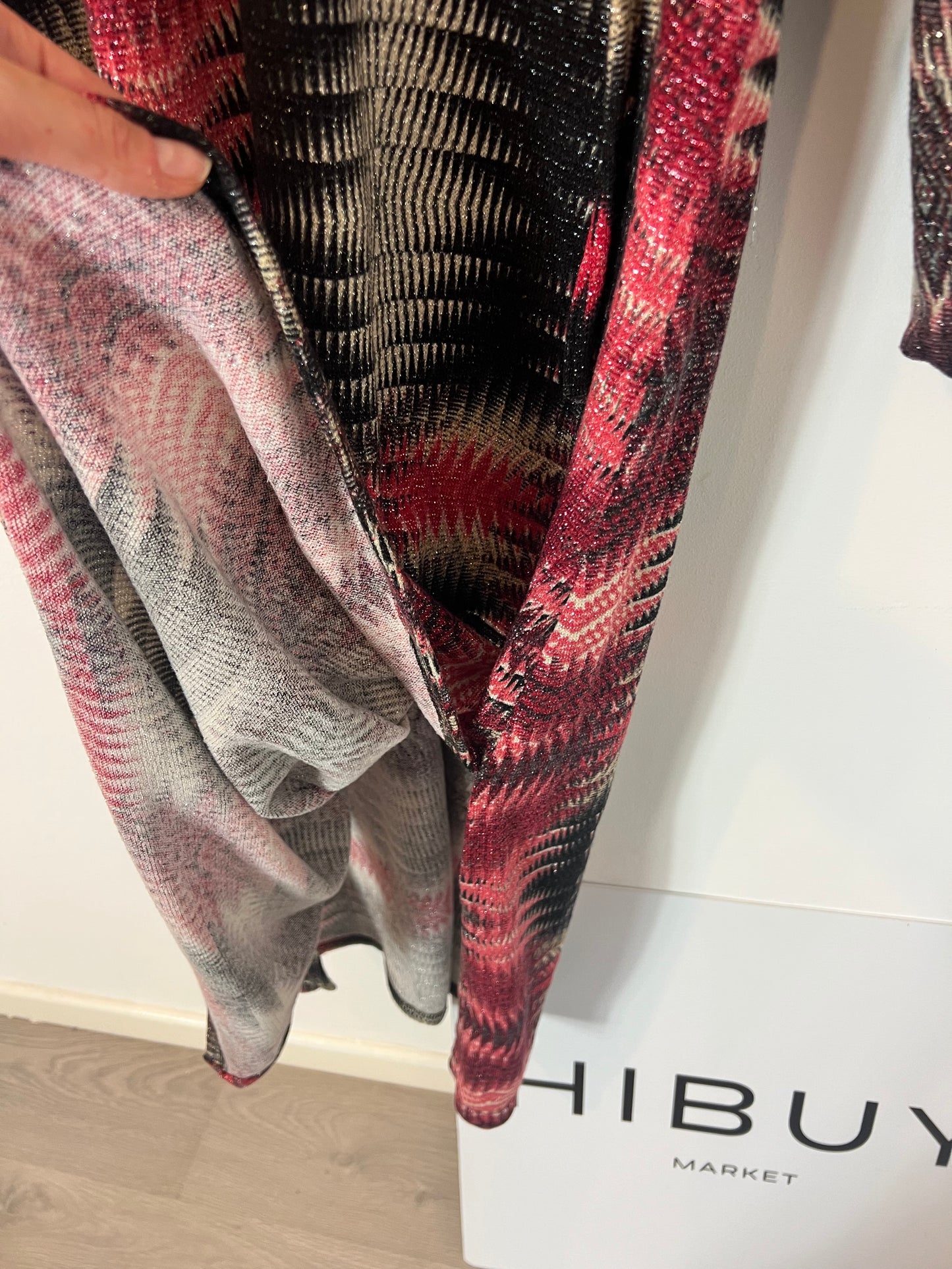 OTRAS. Vestido largo estampado hilos T.u(m)