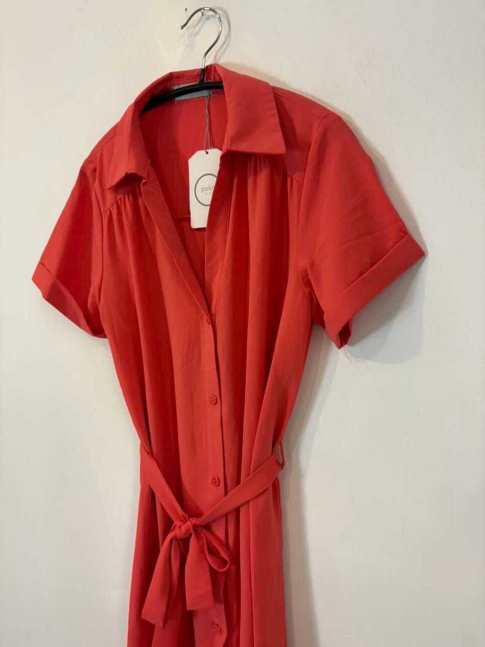 POLÍN ET MOI. Vestido largo camisero fluido