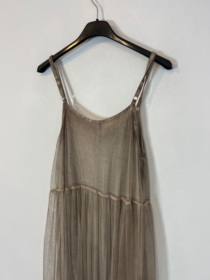 OTRAS. Vestido largo tull TU(M)