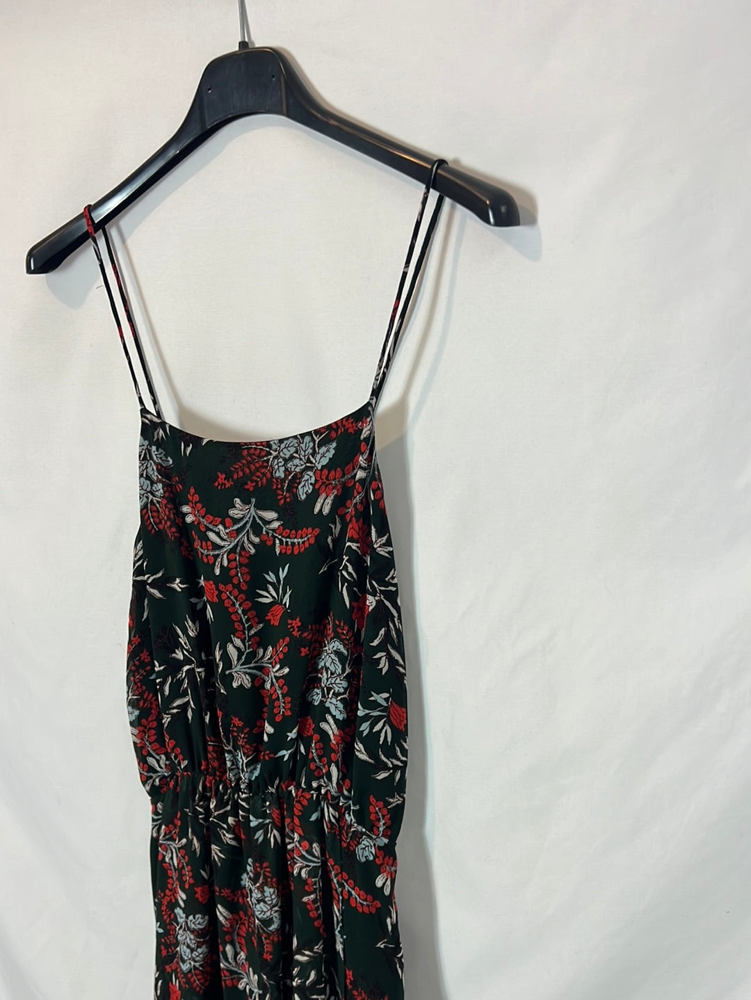 MAJE. Asymmetrical printed midi dress. Size 1 (S)