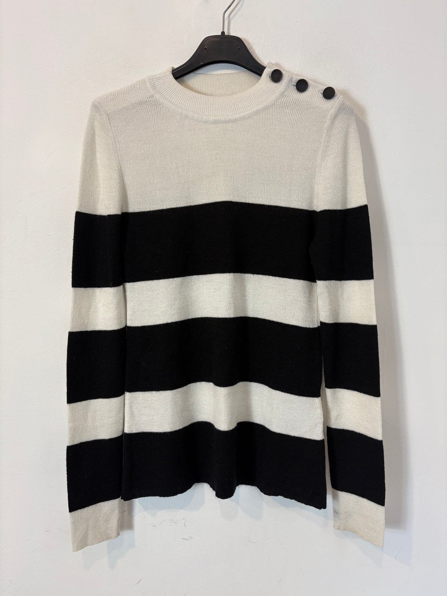 ANINE BING. Jersey fino rayas