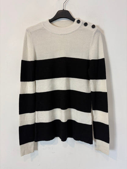 ANINE BING. Jersey fino rayas