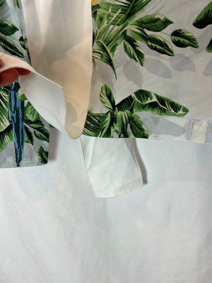 Stella McCartney. Blusa seda estampado tropical. T 40