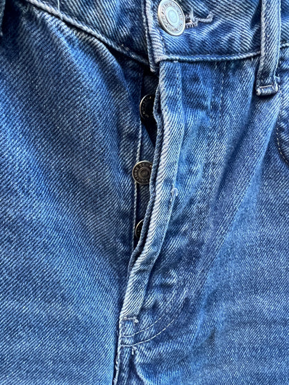 ZARA. Denim slouchy abotonado . T 34