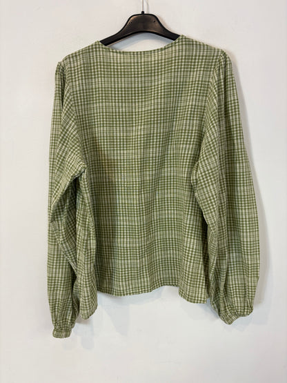 SPRINGFIELD. Blusa fluida cuadros