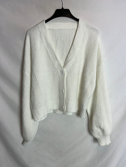 OTRAS. Jersey blanco abotonado. TM