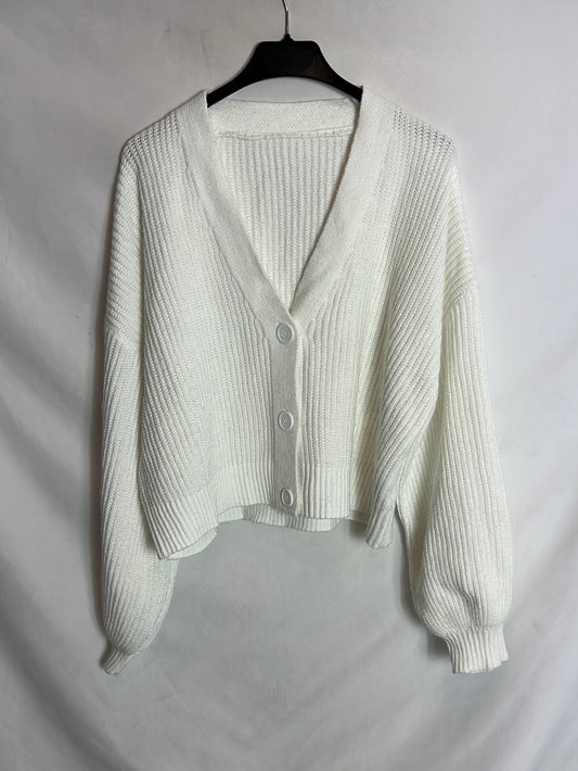 OTRAS. Jersey blanco abotonado. TM