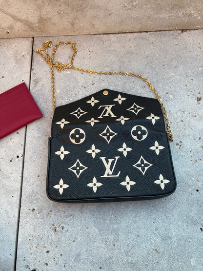 LOUIS VUITTON. Cartera de mano Félicie