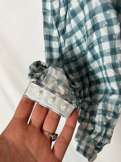 AL AGUA PATOS. Ranita cuadros textura. T 1 año