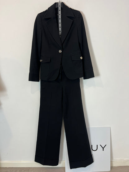 MASSIMO DUTTI. Black suit jacket, size 36/38