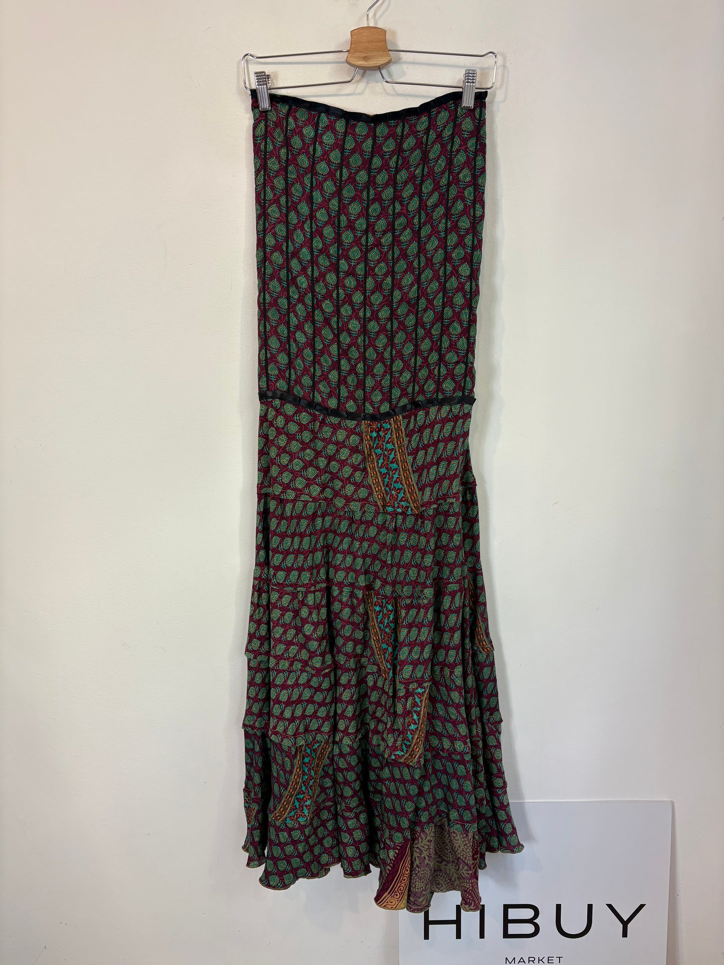 MALABABA. Checkered pareo/scarf