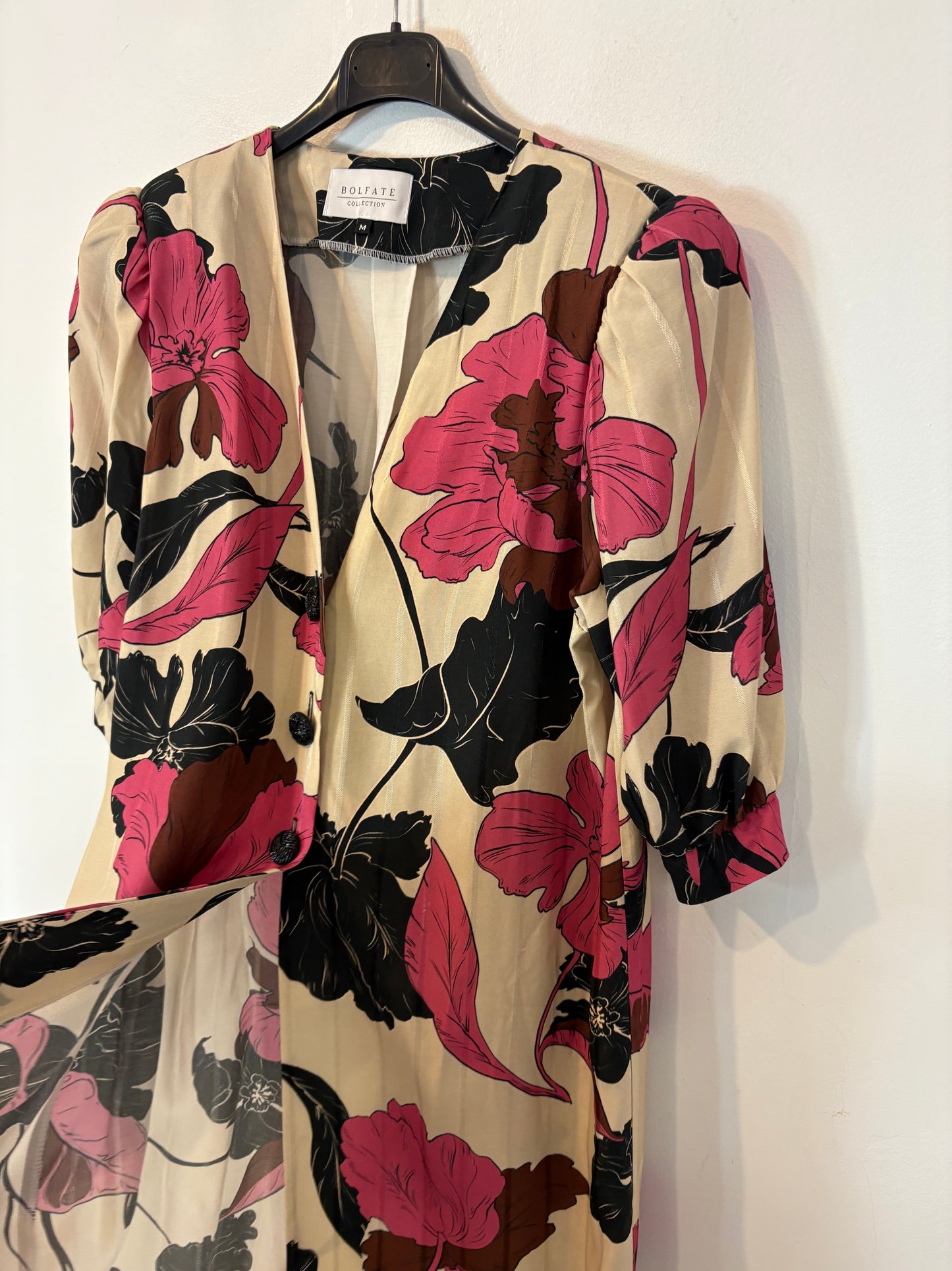 BOLFATE. Blusa larga estampada