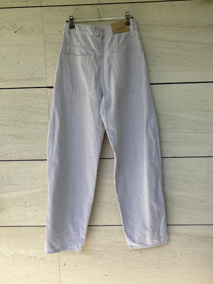 ISABEL MARANT. Denim recto malva claro. T 36