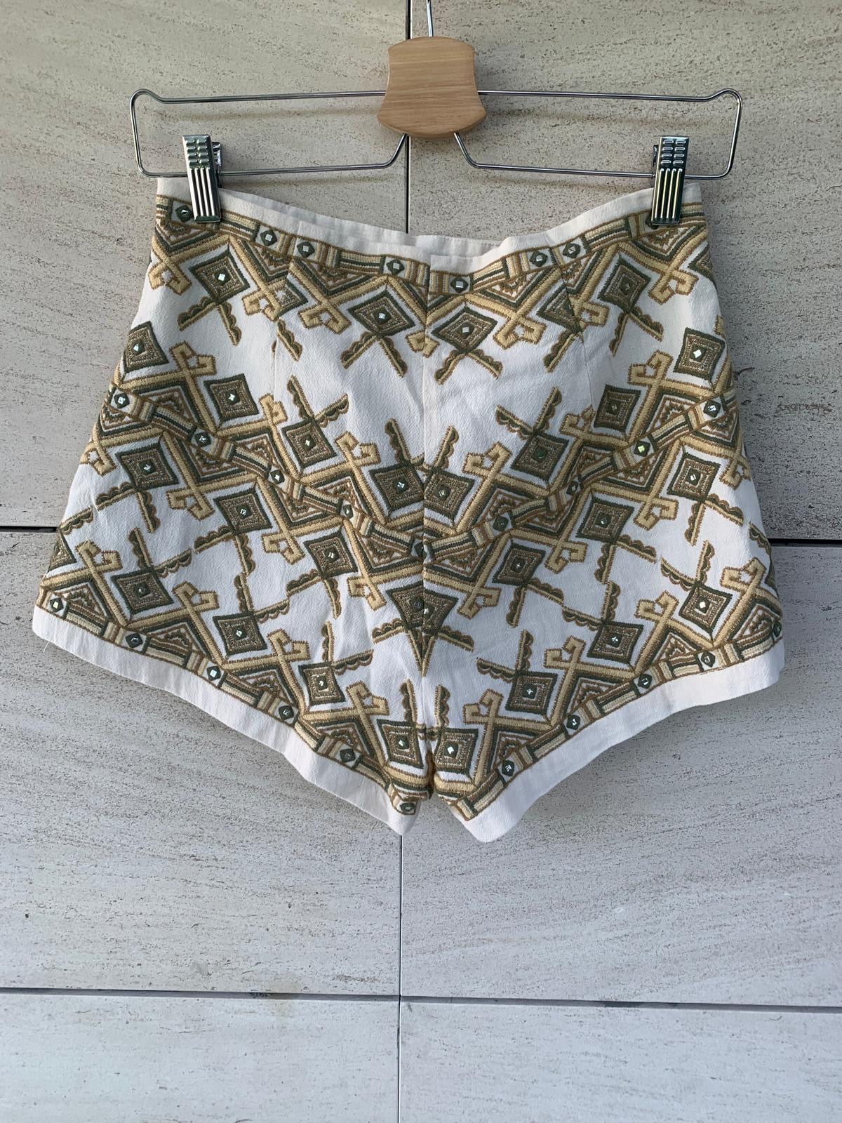 ZARA. Mustard textured back top. TS