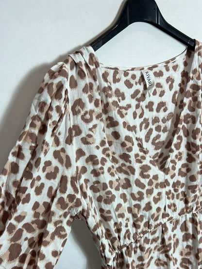 KIVARI. Vestido largo print T.4(XS/S)