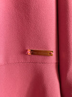 PEDRO DEL HIERRO. Vestido rosa corto T.42