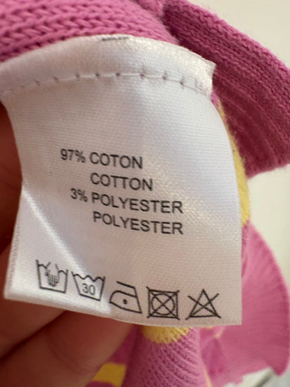 MA PETITE CAPSULE. Jersey fino rosa rayas